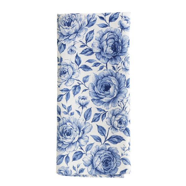 Blue Rose Napkins