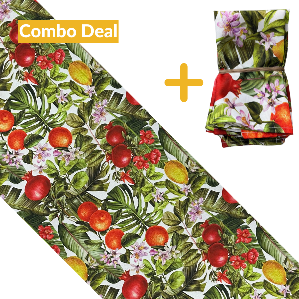 Mediterranean Bloom Runner Combo