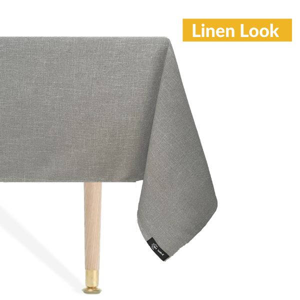 Cement Buff Linen Look
