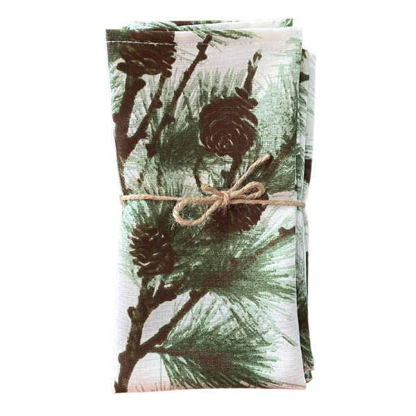Pine Cone & Needles Napkins